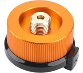 Outdoor Camping Stove Burner Adaptor Split Type Furnace Converter Connector Gas Cartridge Tank Cylinder Adapter Camp Supplies