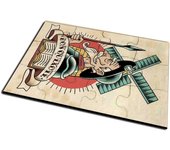 PUZZLE PEQUEÑO 12 PIEZAS DON QUIJOTE DE LA MANCHA rompecabezas puzle miguel de cervantes
