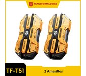 Choice TRANSFORMERS TF-T51 Bluetooth 5.4 Gaming Headsets Stereo Sound Wireless Earphones LED Display AI Translator Headphones