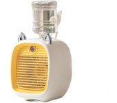 Mini ventilador de aire acondicionado portátil USB, refrigerador de Aire, humidificador para Oficina y Hogar.
