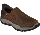 Deportivos Skechers Slip-Ins Rf: Respected - Elgin De Piel Auténtica Para Hombre Color Marrón