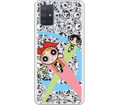 Funda original compatible con Samsung Galaxy A71 - P Girls Volando Fondo B/W