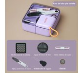 Sewing Box Set Portable and Multifunctional Hand Sewing Storage Box  Mini Travel Household Sewing Box Set Sewing Kit