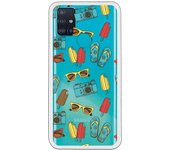 Funda compatible con Samsung Galaxy M51 - Patron summer