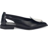 Zapatos Planos Le Bohemien para Mujer en Negro y Blanco P20