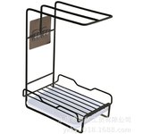 Estante de cocina, artefacto de almacenamiento sin perforaciones, estante para esponja de fregadero, estante para guardar platos que ahorra espacio, escurridor de cocina, escurridor de paños de cocina, escurridor de fregadero de cocina
