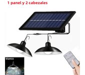 1/2 Heads Solar Pendant Light Outdoor Indoor Waterproof 60 LED Solar Lamp With Pull Switch Lighting For Garden Flood Light