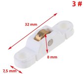 1Pc Stainless Steel Window Pulley Sliding Door Roller Runner Wheel Track Pulley