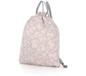 Bolsa para la guardería TOUS Baby, con una pequeña asa central y cierre con cordones.