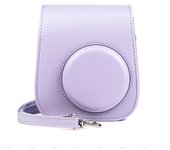 For Fujifilm  Film Camera Bag for Instax Mini 11 9 8 Camera Case PU Leather Soft Silicone Cover Bag with Shoulder Strap