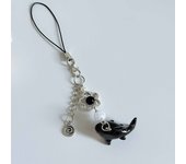 Sweet Cartoon Fish Strawberry Pendant Keychain Creative Cute Strawberry Keychain Exquisite Backpack Decoration Accessories Gifts