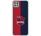 Funda original compatible con Samsung Galaxy A22 5G - Baskonia fondo rojo y azul