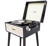LAUSON Tocadiscos Retro con Bluetooth | Función Encoding PC-Link | Vinilo Vintage con Patas | Altavoces Incorporado 3 Velocidades (33/45/78 RPM) | USB Lector SD