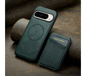 Detachable 2-in-1 Wallet For Google Pixel 9 Pro 8 7 8A 7A Card Slot Holder For Magsafe Magnetic Phone Case PU Leather Back Cover