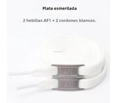 AF1 Shoelaces Combination White Flat laces and Shoe Decoration Suit Sneaker Shoelace Fashion Air Force One Shoes Accessories