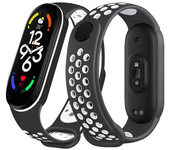 Sport watchband For Xiaomi Mi Band 7 6 NFC smartwatch miband7 Air-Hole Silicone Replacement bracelet on Mi band 6 5 4 3 8 strap
