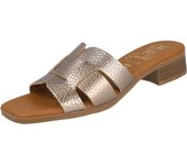 Shoes Sandalias Planas marca Oh! My Sandals para mujer en color metalizado