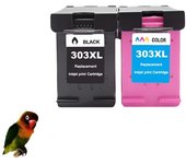2 Tintas Compatibles HP 303xl para Envy Photo 6230 - Alta Calidad