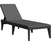 vidaXL Tumbona de PP capuchino 186x60x29 cm Blanco, Capuchino, Marrón Sillas de Exterior Ideal para jardín, playa, piscina, terraza Tumbona Piscina Tumbonas Playa Tumbonas Jardín Exterior