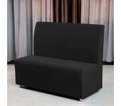 1PC Polar Fleece Armless Sofa Cover Stretch Restaurant Sofa Slipcover Solid Color Anti-dirty Couch Cover for Bar Hotel Cafes