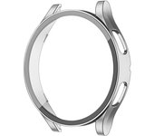 Glass+Case for samsung Galaxy watch 4 44mm 40mm Accessories PC all-around Anti-fall bumper cover+Screen protector Galaxy watch4