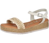 Shoes Sandalias Planas marca Oh! My Sandals para mujer en color beig