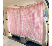 Car front and rear partition curtain Interior shade curtain summer heat insulation sunscreen women shade privacy shade curtain