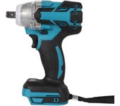 Llave de impacto eléctrica inalámbrica sin escobillas, llave de impacto recargable, interruptor de cambio de velocidad continuo, adaptado para batería Makita de 18V,Brushless,Fabricación comercial,4000 rpm