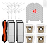 For Xiaomi Robot Vacuum X10 Robot Vacuum Cleaner Parts Replacement Main Side Brush Hepa Filter Mop Cloth Dust Bag Accessories