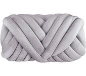 Cotton Polyester Chunky Yarn Arm Knitting Yarn Knitting Jumbo Tubular Yarn Bulky Yarn for Pillow Crochet Weaving Cushion Pet Bed