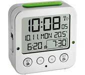 Tfa-dostmann TFA Reloj Despertador Digital Plata con Radio Control y Pantalla Iluminada