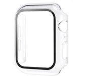 Glass+Case For Apple Watch Serie 8 7 6 SE 5 4 3 2 iWatch Case 45mm 41mm 44mm 40mm 38mm 42mm Bumper Screen Protector Cover Watch