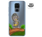 Tumundosmartphone Funda Gel Transparente Xiaomi Redmi Note 9 Diseño Mono