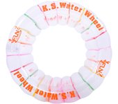 Rueda Flotante Hinchable acuática infantil (27213) para playa y piscina +REGALO Pelota Hinchable Playa Multicolor.   De 5 a 10 años