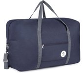 Bolsa de Viaje plegable Equipaje de Mano Mochipa Avion Bolsa de Fin de Semana Bolsa de Viaje 40L (Dark Azul)