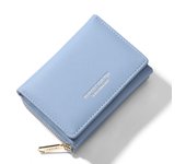 Cartera Monedero Simple Corto De Moda para Mujer, Tarjetero Multifuncional De Tres Pliegues, Gran Capacidad, Cartera para Mujer, Múltiples Compartimentos