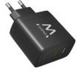 CARGADOR MOVIL RAPIDO EWENT 2PUERTOS (USB-C/A) 65W