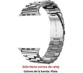 Three Rows 304 Stainless Steel Metal Watch Strap Band For Apple IWatch Series