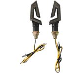 2pcs Waterproof Universal Motorcycle LED Turn Signal Light Amber Blade Lamp Indicator Blinker Flashing Moto For Suzuki