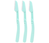 Yunduogirl 3pc Folding Face Shaver Eyebrow Trimmer Blade Anti-Scratch Razor Makeup Tools Eyebrow Trimmer Face Razor for Women