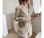 Summer Fashion Women Shoulder Bags Handmade Straw Crossbody Small Messenger Bag Travel Beach Tassel Handbag Purse