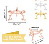 1 pc Crystal Ball Holders 7 Eggs Display Stand Light Gold Iron Multi-Sphere Display Holder for Crystal Ball Sphere Globe Home