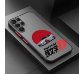 Anime Initial D For Samsung A 02 03 13 14 15 22 24 25 32 35  54 55 72 Lite S 5G 4G Frosted Translucent Phone Case