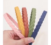 4/5/6pcs Fashion Matte Headband For Women Girls Thin Headband Female Plastic Teeth Hairbands Simple Hair Accessories Mix Styles