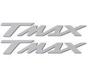 2 Pegatinas de Resina 3D Echritos TMAX para Scooters compatibles con Yamaha T-MAX 500-530-560