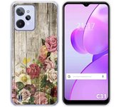 Tumundosmartphone Funda Silicona Realme C31 Madera 08 Gel TPU