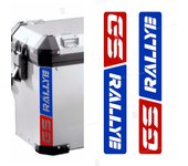 Kit de pegatinas adhesivas de vinilo Maletas BMW GS RALLYE 1300 1250 1200 GS - 2 unidades  - Calidad alta - Fácil de aplicar - Marca PixelArt!