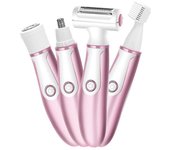 Nueva depiladora multifuncional recargable para mujer, afeitadora eléctrica, depiladora de vello nasal, recortadora de cejas, set para partes íntimas