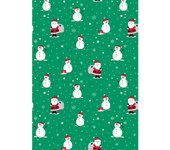 Tarjeta de regalo de Navidad Saul Sadoch Ecocarta H 0,70 Mt L 25 Mt Verde