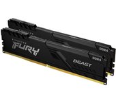DDR4 KINGSTON 2x 32GB 3600 FURY BEAST NEGRO